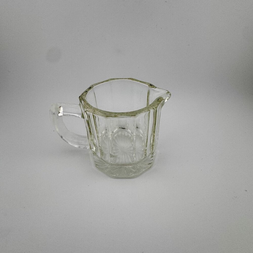 Antique Peerless Colonial Clear Creamer by Indiana Glass Co. Creamer 1920s - Picture 3 of 7